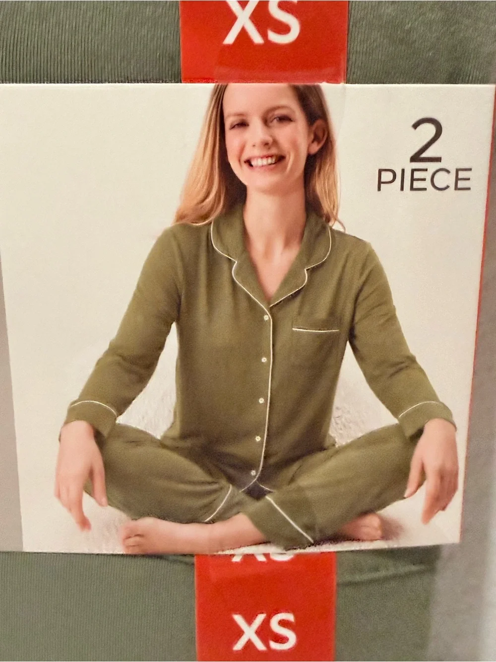 Notch collar pijama set